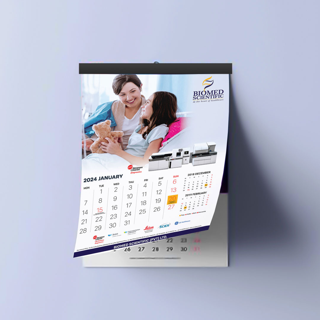 Monthly Calendar Design